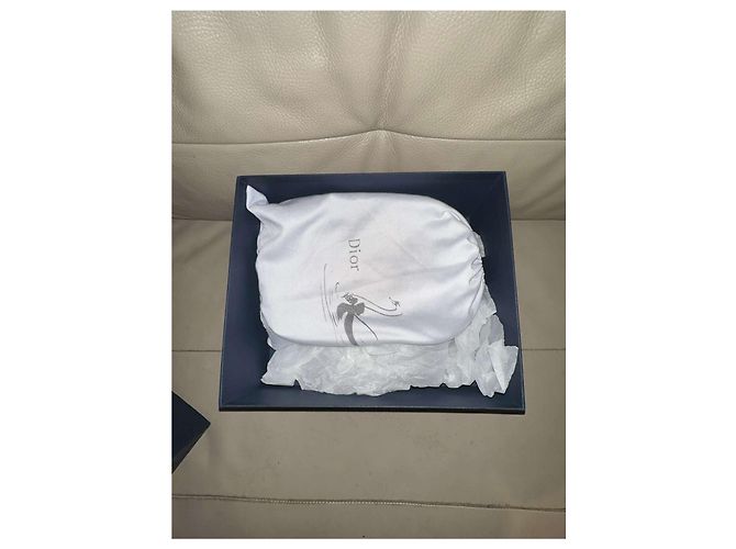 Borsa a tracolla Dior x Daniel Arsham in pelle Eggshell Bianco sporco - vista 18