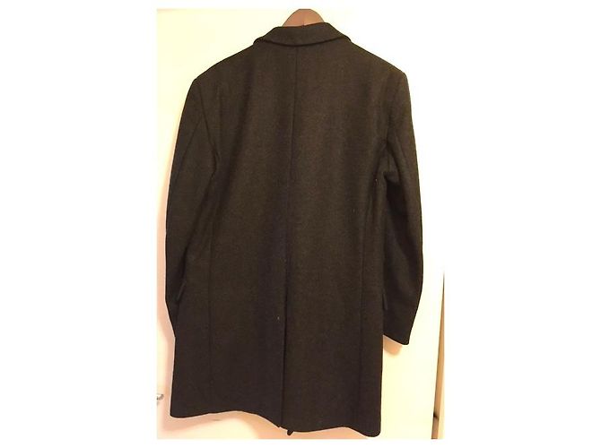 Dolce & Gabbana Wollmantel Anthrazitgrau Schwarz - Ansicht 3