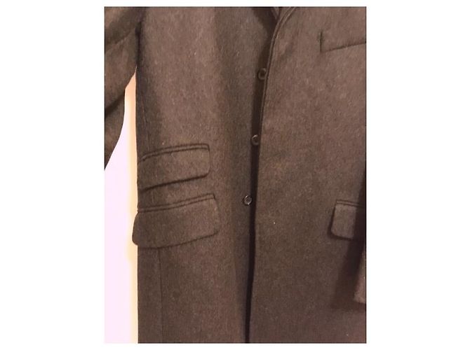 Dolce & Gabbana Wollmantel Anthrazitgrau Schwarz - Ansicht 4