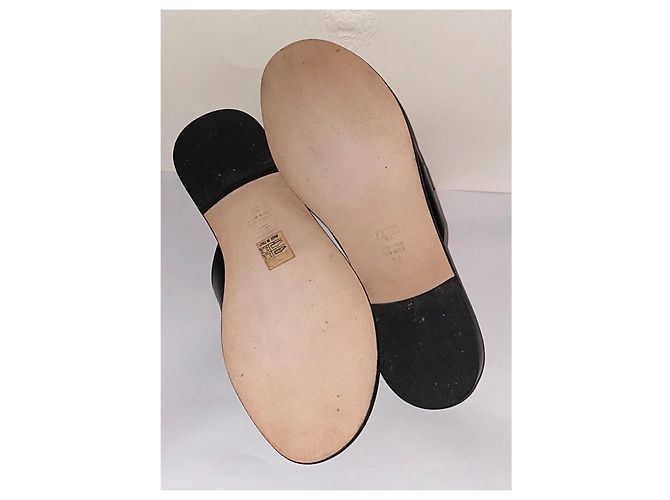 Fendi elegante Sandale Größe 39 Schwarz - Ansicht 3