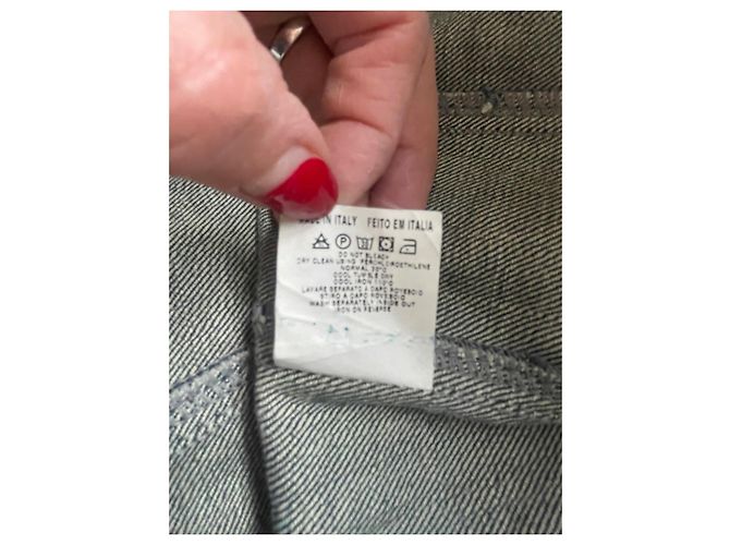 Jean Paul Gaultier Corsé Bustier de Algodón Azul Marino - vista 12