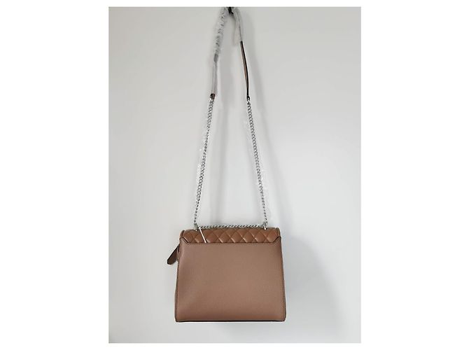 Borsa Lancel Ninon Marrone in Pelle M Silver hardware - vista 21
