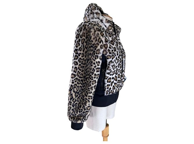 Goldbergh Sunna Jacke Doppelseitig Schwarz Leopardenmuster Mehrfarben - Ansicht 11