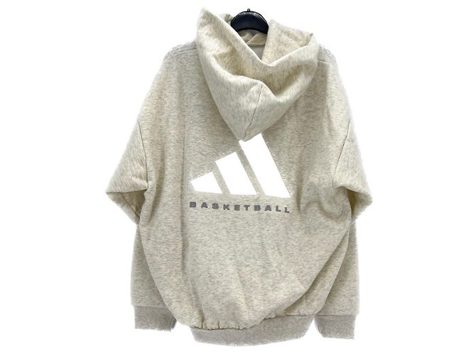 ADIDAS Strickwaren und Sweatshirts T.International S Polyester Grau - Ansicht 2