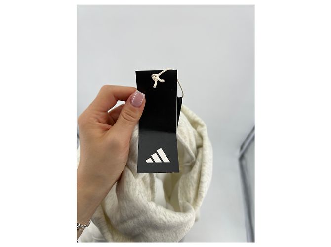 ADIDAS Strickwaren und Sweatshirts T.International S Polyester Grau - Ansicht 4