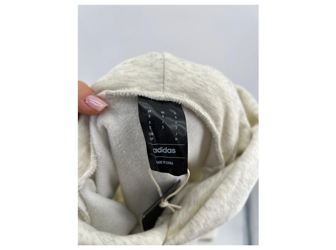 ADIDAS Strickwaren und Sweatshirts T.International S Polyester Grau - Ansicht 5