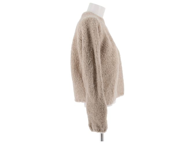 Autre Marque TAK ORI Strickwaren T.International S Wolle Beige - Ansicht 3