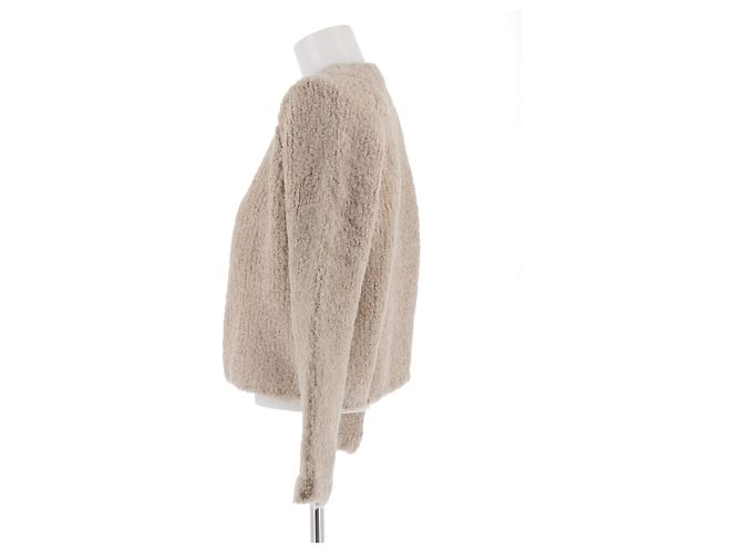 Autre Marque TAK ORI Strickwaren T.International S Wolle Beige - Ansicht 4