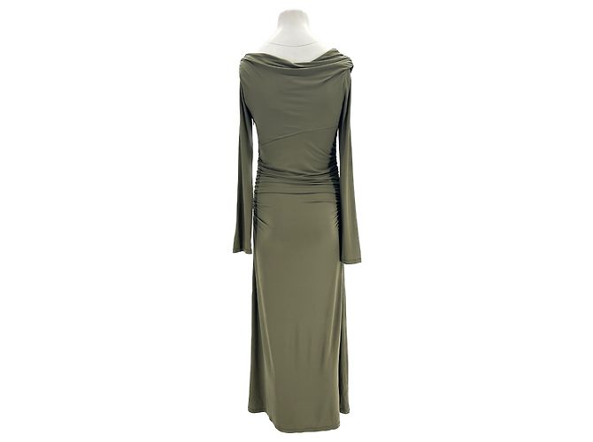 Autre Marque TOVE Kleid T.FR 38 Viskose Khaki - Ansicht 2