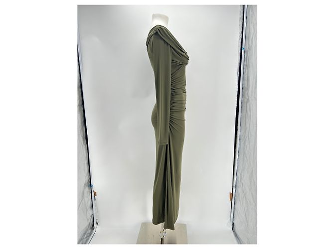 Autre Marque TOVE Kleid T.FR 38 Viskose Khaki - Ansicht 3