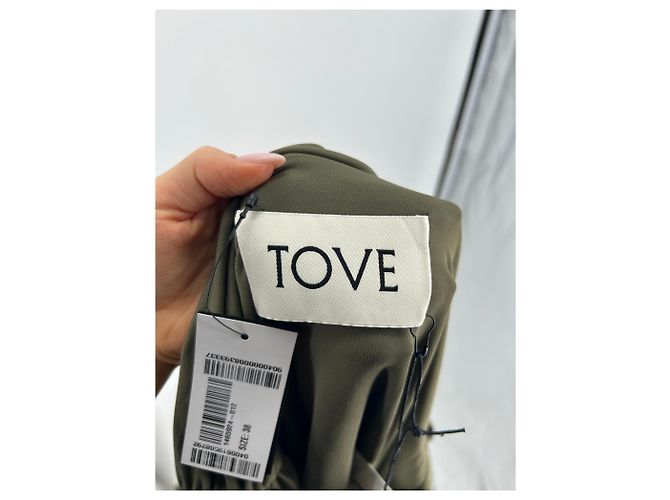 Autre Marque TOVE Kleid T.FR 38 Viskose Khaki - Ansicht 6