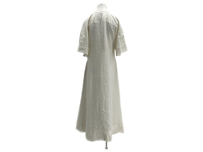 Vestido COS T.FR 38 de lino Blanco - vista 2