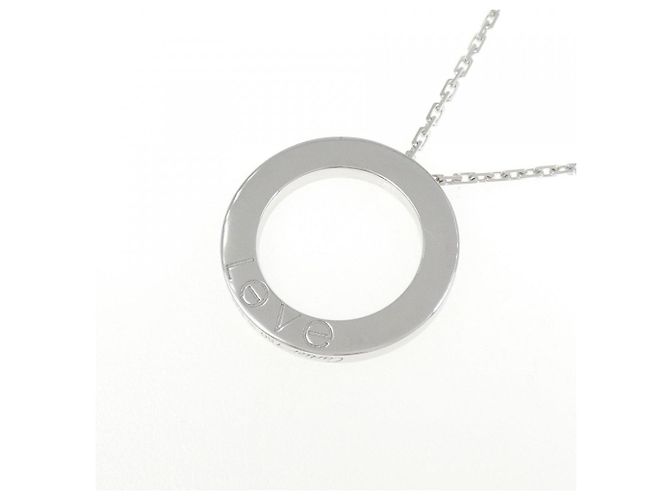 Collana Love Cartier in oro bianco 18K - vista 4