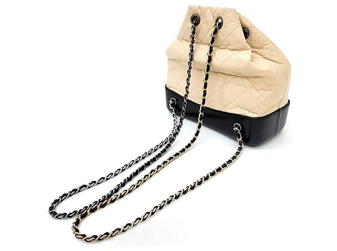 Chanel Gabrielle Rucksack Klein Braun - Ansicht 3