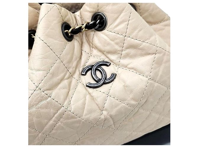 Chanel Gabrielle Rucksack Klein Braun - Ansicht 4