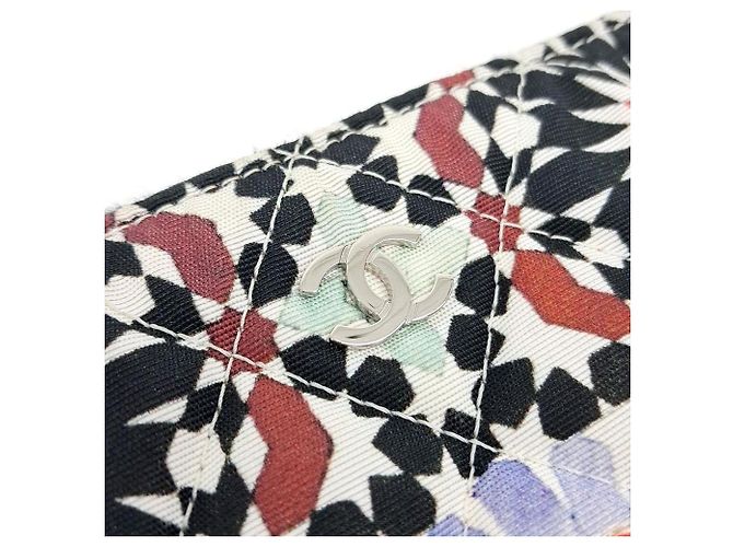 Clutch in tessuto Chanel Multicolore - vista 4