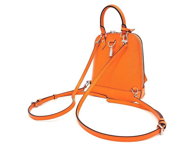 Zaino Alma Epi di Louis Vuitton Arancione - vista 2