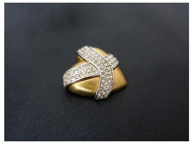 Spilla a forma di cuore Designer Givenchy Vintage 1980 D'oro - vista 2