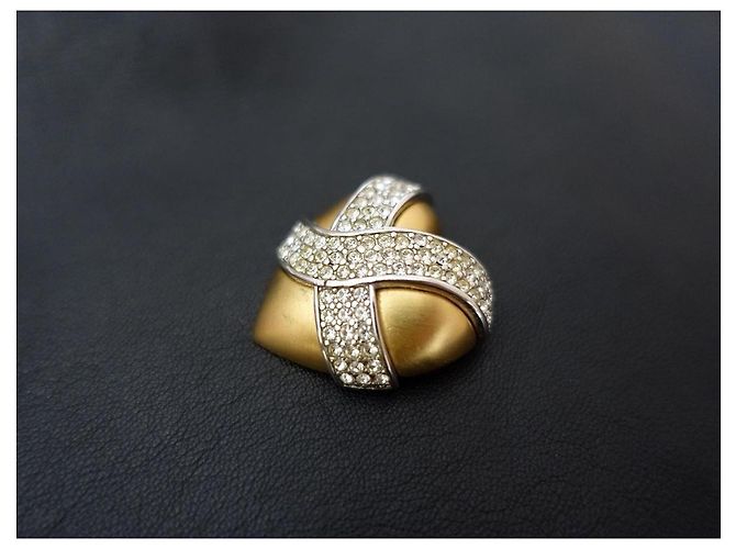 Spilla a forma di cuore Designer Givenchy Vintage 1980 D'oro - vista 3