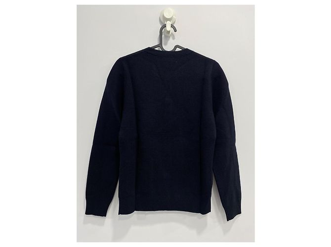 Marineblauer Chanel-Cardigan - Ansicht 3