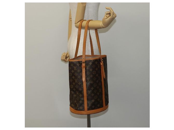 LOUIS VUITTON Borsa a Spalla Monogram Bucket GM M42236 LV Auth yk16923 Monogramma - vista 21