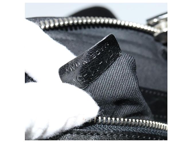 Chloé Borsa a tracolla in pelle nera e argento Chloe Paddington Auth hk2099 Nero - vista 11