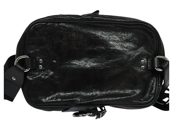 Chloé Borsa a tracolla in pelle nera e argento Chloe Paddington Auth hk2099 Nero - vista 2