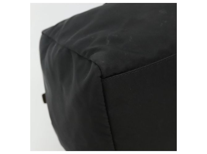 PRADA Borsa a mano in nylon smaltato nero khaki argento autentica hk2037 Cachi - vista 16