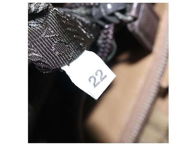 PRADA Borsa Tote Nylon Beige Auth ti2720 - vista 12