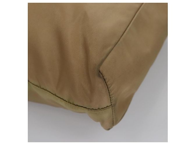 PRADA Borsa Tote Nylon Beige Auth ti2720 - vista 16