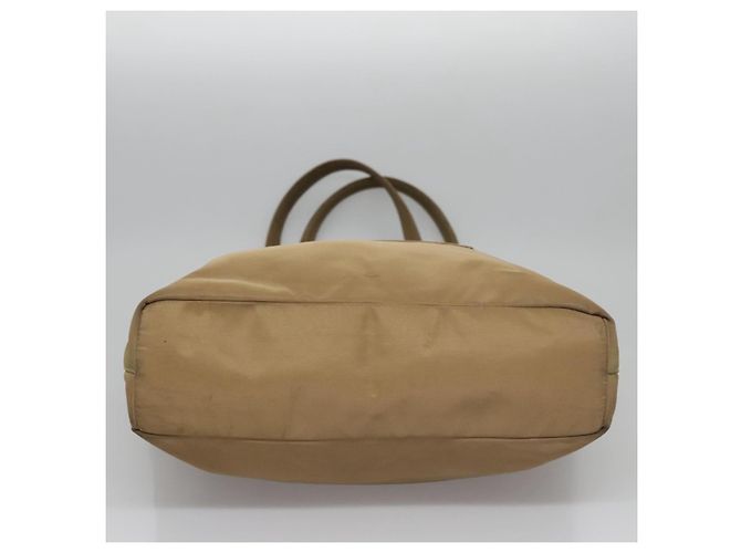 PRADA Borsa Tote Nylon Beige Auth ti2720 - vista 5