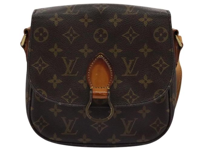 Saint-Cloud LOUIS VUITTON Monogram Saint Cloud MM Borsa a Spalla M51243 LV Auth ep7237 Monogramma - vista 13