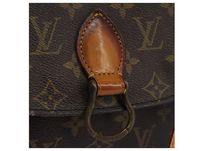 Saint-Cloud LOUIS VUITTON Monogram Saint Cloud MM Borsa a Spalla M51243 LV Auth ep7237 Monogramma - vista 19