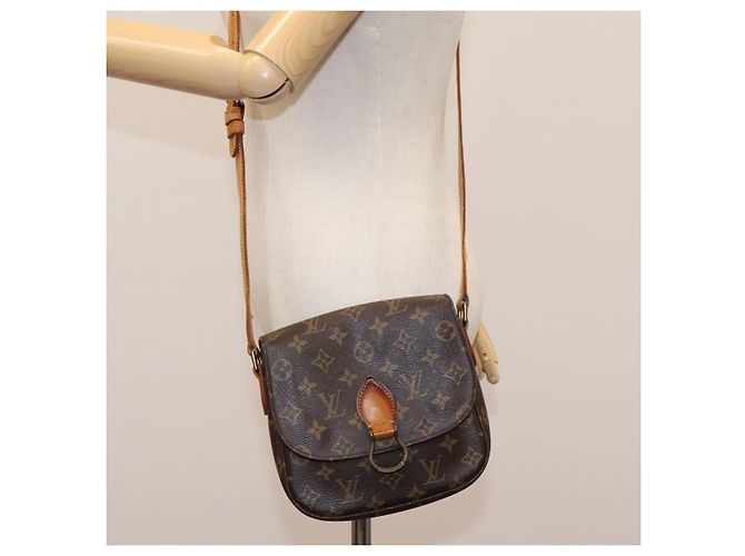 Saint-Cloud LOUIS VUITTON Monogram Saint Cloud MM Borsa a Spalla M51243 LV Auth ep7237 Monogramma - vista 27
