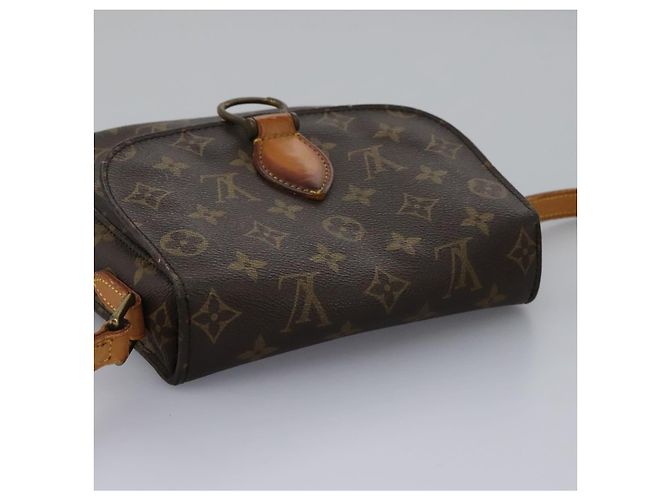 Saint-Cloud LOUIS VUITTON Monogram Saint Cloud MM Borsa a Spalla M51243 LV Auth ep7237 Monogramma - vista 6
