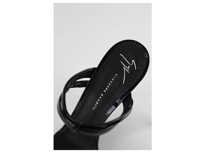 Giuseppe Zanotti Schwarze Lacklederabsätze - Ansicht 4