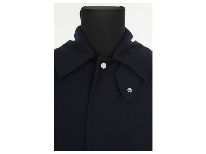 Sandro Blue wool trench coat - view 2