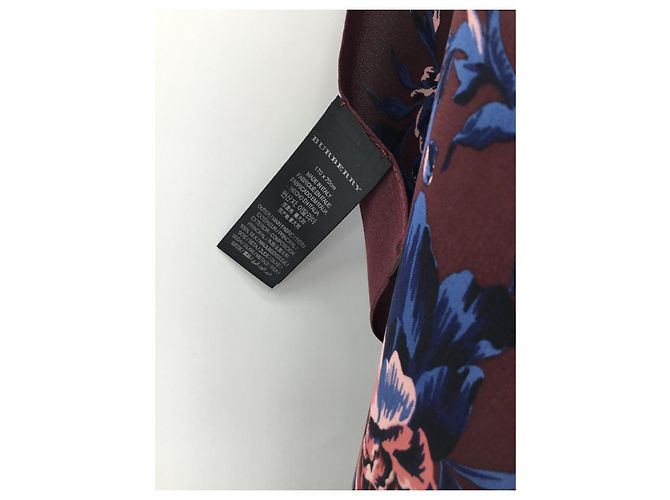 Stola in seta multicolore Burberry - vista 12