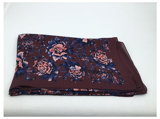 Stola in seta multicolore Burberry - vista 5