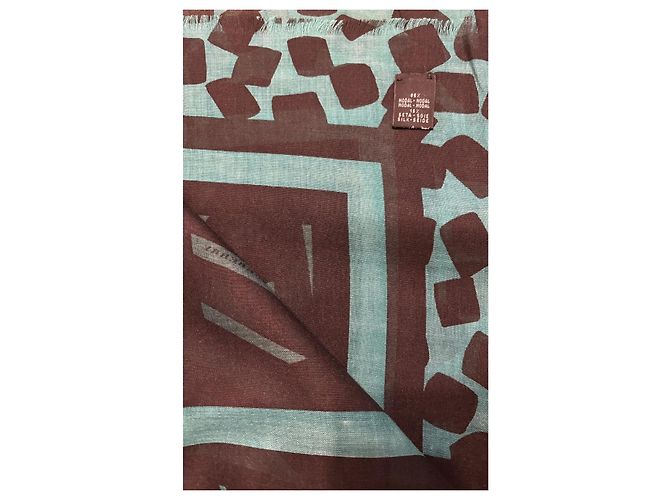 Bufanda Burberry de seda y modal con flecos Multicolor - vista 3