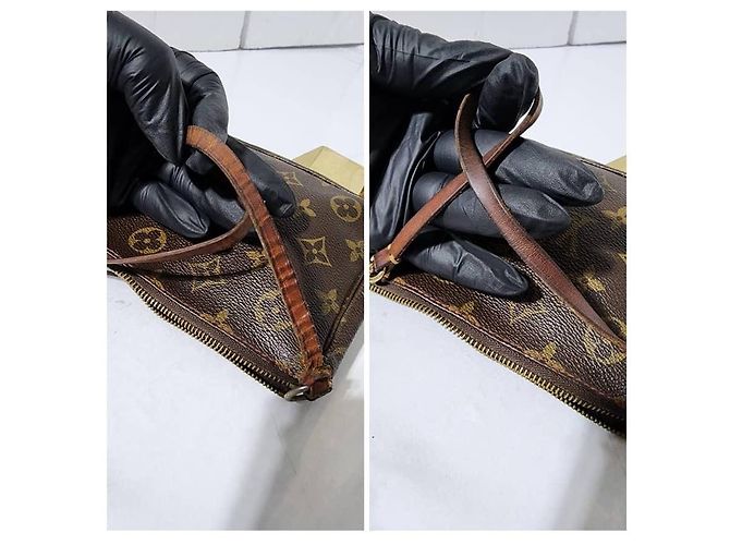 LOUIS VUITTON Pochette Accessori Monogram Cerises Marrone - vista 10