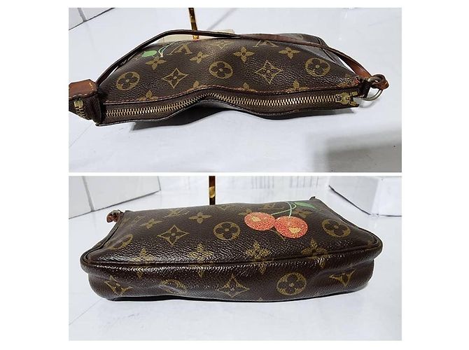 LOUIS VUITTON Pochette Accessori Monogram Cerises Marrone - vista 11
