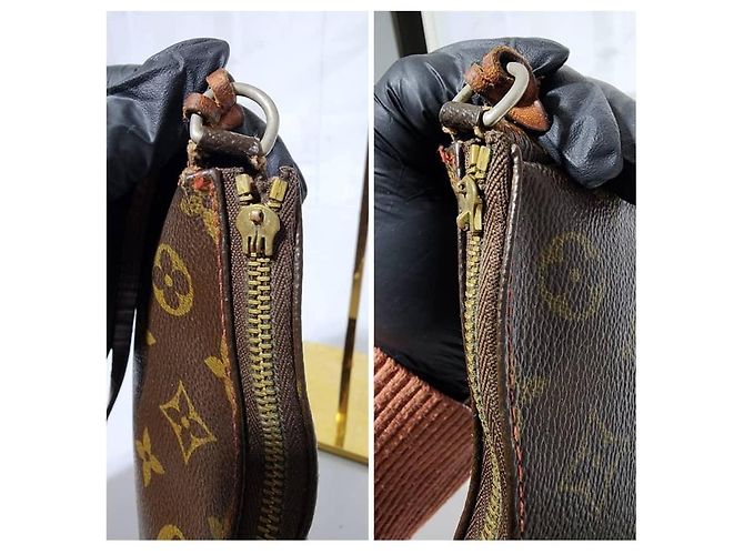 LOUIS VUITTON Pochette Accessori Monogram Cerises Marrone - vista 7