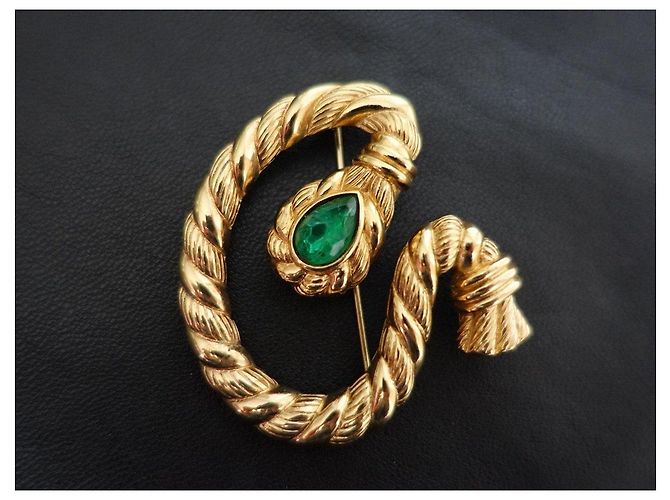 Spilla Christian Dior Placcata Oro D'oro - vista 5