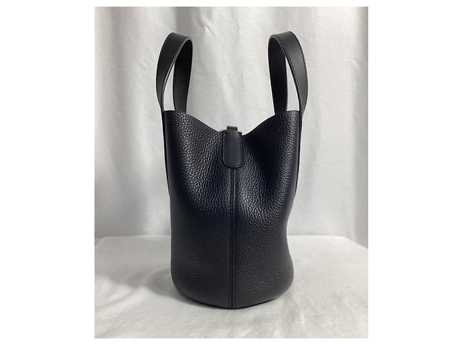 Borsa Hermès In-the-Loop 18 in pelle di vitello nera Nero - vista 12