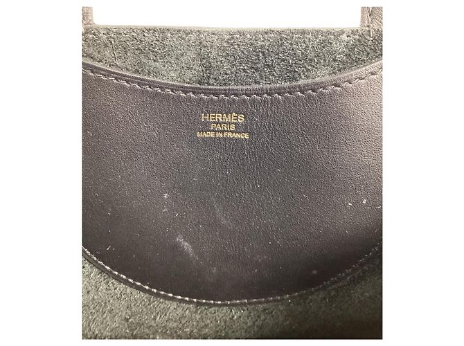 Borsa Hermès In-the-Loop 18 in pelle di vitello nera Nero - vista 15