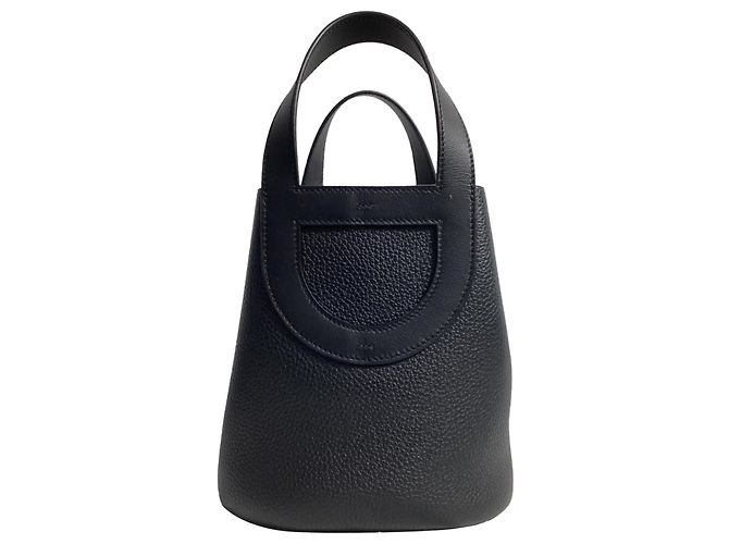 Borsa Hermès In-the-Loop 18 in pelle di vitello nera Nero - vista 2