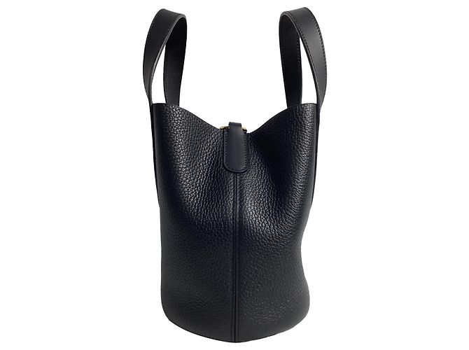 Borsa Hermès In-the-Loop 18 in pelle di vitello nera Nero - vista 3