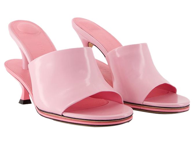 Le Doubles Mules - Jacquemus - Pelle - Rosa - vista 2