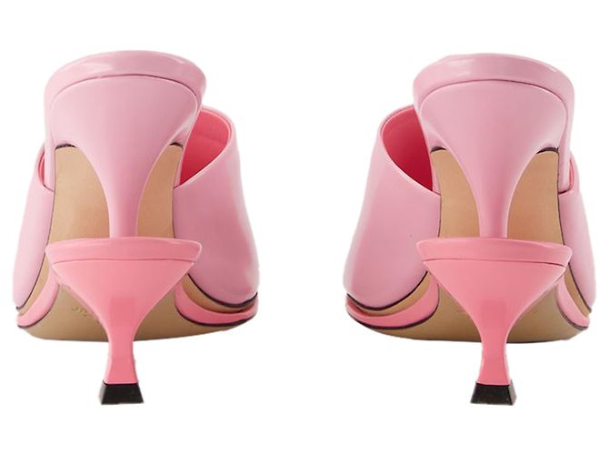 Le Doubles Mules - Jacquemus - Pelle - Rosa - vista 3